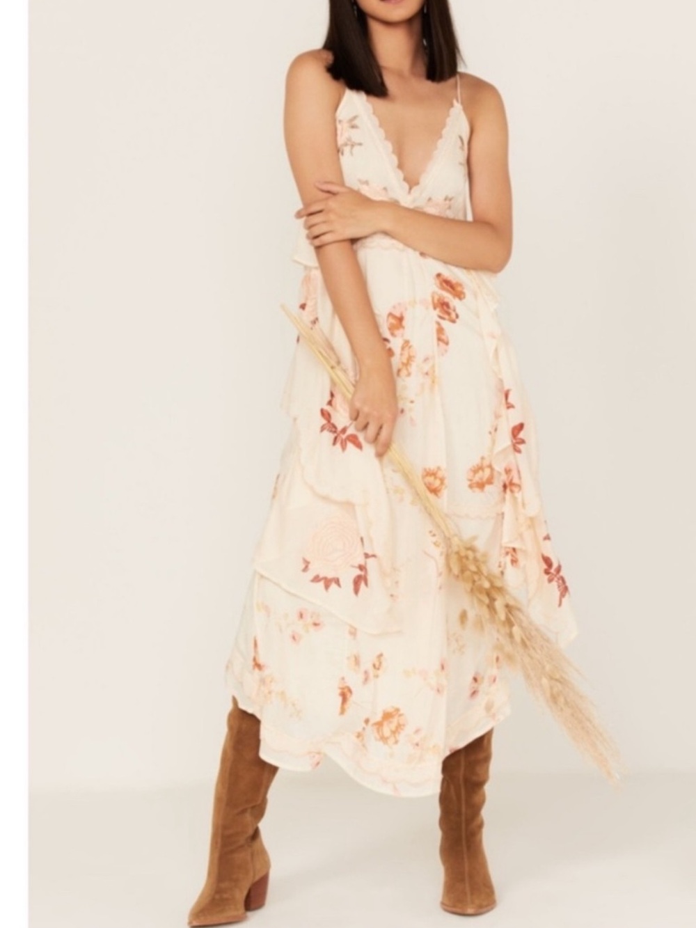 Free People Audrey Embroidered Dress